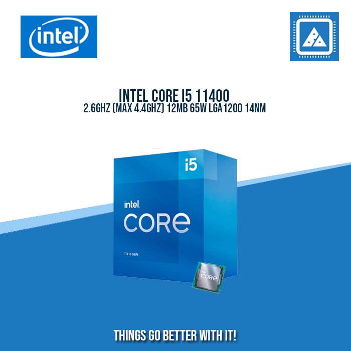 INTEL CORE I5 11400 2.6GHZ (MAX 4.4GHZ) 12MB 65W LGA1200 14NM INTEL CORE I5 11400 2.6GHZ (MAX 4.4GHZ) 12MB 65W LGA1200 14NM